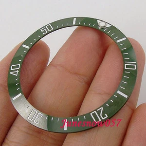 Slope 39.9mm*31.2mm Olive Green Ceramic Watch Bezel Insert fit Watch Case - Picture 1 of 3