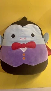 16” Squishmallow Halloween Vince The Vampire Kellytoys Grt Cond 2020 Plush - Picture 1 of 7