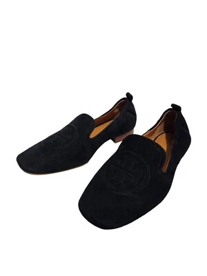 Tory Burch Shoes Leigh 15MM Black Elastic Loafer Silk Women's Size 5 New No Box - Image 1 of 4