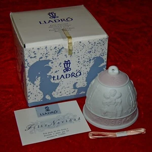 LLADRO Porcelain CHRISTMAS BELL 1996 #6297 New In Original Box Made in Spain - Picture 1 of 9