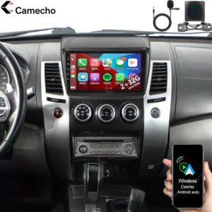 9" Car Radio Android 13 Carplay For Mitsubishi Pajero Sport 2 L200 Triton Camera - Picture 1 of 21