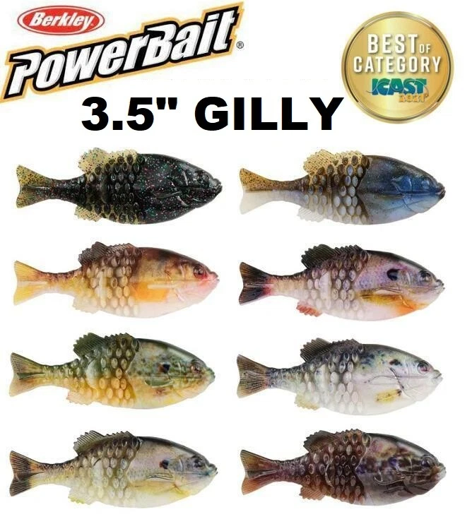 Berkley PowerBait 90mm Gilly 3.5" Cuerpo Suave Cebo de Swimbait Pez - Elige Color Foto 1 de 1