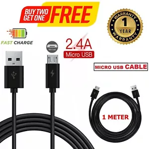 Fast 2.4A Micro Data Sync Lead Charger Cable For Asus Google Nexus 7 Tablet PC - Picture 1 of 6