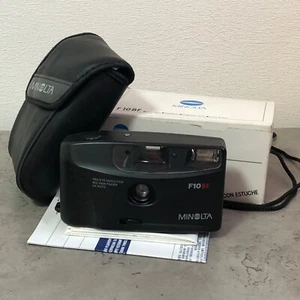 "Konica Minolta F10BF" 35mm Film Camera. Working with box & papers. + Video - Picture 1 of 8