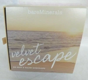 BareMinerals Velvet Escape Kit of 6 eye shadow Sand Shell Fog Sea Coconut Wldflr - Picture 1 of 2