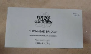 DEPARTMENT 56 ZUBEHÖR - LÖWENKOPFBRÜCKE - Bild 1 von 11