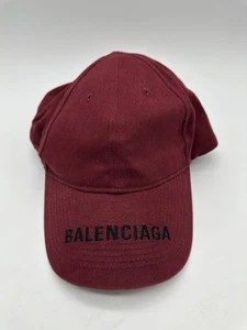 Balenciaga Baseball Cap Mütze Herren Größe L 59 cm bordeaux-schwarz - Bild 1 von 7