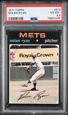 1971 Topps #513 Nolan Ryan PSA 4.5 - Image 1 of 2