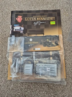 1/8 DEAGOSTINI BUILD THE 1985 LOTUS RENAULT 97T AYRTON SENNA F1 CAR ISSUE #100 - Image 1 of 3