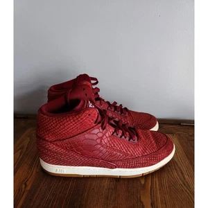 Nike Air Python Premium Snakeskin Burgundy Men Shoes Sz 10 EUC - Picture 1 of 7