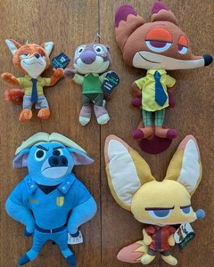 Peluche Zootopia Jefe de Policía Bogo, Finnick, Nick Wilde, Mr. Otterton y Nick Wilde - Imagen 1 de 14