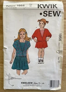 Kwik Sew 1956 Mädchen Rock & Tops Muster Größe 8 10 12 14 - Bild 1 von 4