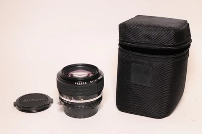Nikon 50mm f/1.2 Ai-s lens in with case - Image 1 of 4