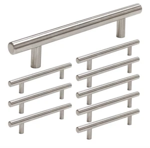homdiy 10er-Pack 5" Schrankgriffe gebürstetes Nickel zieht Tür moderne Schublade NEU - Bild 1 von 5