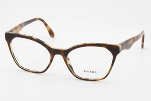 Prada VPR09U TH8-1O1 Female Cat Eye Glasses Frames Tortoise Brown 52mm - Picture 1 of 8