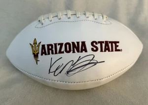 KENNY DILLINGHAM SIGNED ARIZONA STATE SUN DEVILS LOGO FOOTBALL W/ BECKETT COA - Picture 1 of 3
