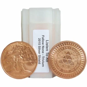 (20) 2015 Trivium Girls Listen To All Follow None 1oz .999 Pure Copper BU Rounds - Picture 1 of 4