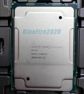 Intel Xeon Platinum 8171M 2.60GHz 26-Core 35.75MB LGA-3647 CPU Processor SR3LZ - Picture 1 of 2