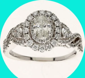 REDUCED 20% - 1.85ct Neil Lane Diamond Engagement Ring Round Brilliant 14k Sz 7 - Picture 1 of 10