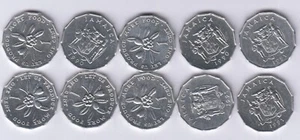 JAMAICA Lot 10x 1 Cent 1991, BU grade (jam6) - Picture 1 of 2