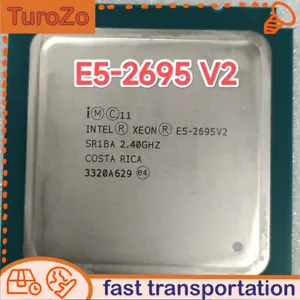 Intel Xeon E5-2695 2.4GHz V2 12-Core 30M HT PROCESSOR LGA2011 115W CPU Tested - Picture 1 of 3