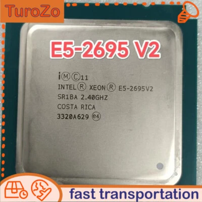 Intel Xeon E5-2695 2.4GHz V2 12-Core 30M HT PROCESSOR LGA2011 115W CPU Tested - Image 1 of 3