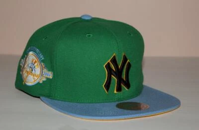Mitchell & Ness NEW YORK YANKEES Gorra Snapback MLB WAVERUNNER Verde Azul *3Q Foto 1 de 4
