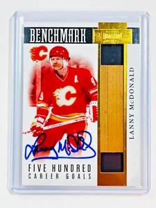 2010-11 Dominion Benchmark Sticks Autographs #7 Lanny McDonald /50 Flames - Picture 1 of 1
