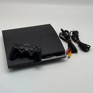 Sony PlayStation 3 Slim 300GB CECH-2504B PS3 Console Completa Funzionante - Foto 1 di 16