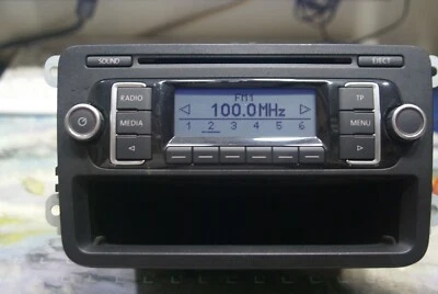 2011/15 VW POLO / Golf & other CD RADIO MP3 UNIT Panasonic RCD 210 With Code - Image 1 of 4