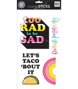 mambiSTICKS große Stickerbögen - RADIATE POSITIVITY - 27 Stück - Bild 1 von 2