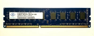 NANYA 4GB PC3-12800U-11-12-B0 DDR3-1600MHz 2Rx8 NT4GC64B8HG0NF-DI Non-ECC RAM - Image 1 of 2