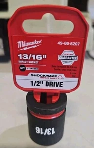 Milwaukee Tool 49-66-6207 1/2"" Antrieb 13/16"" Stoßwelle Schlagschrauber Buchse KOSTENLOSER VERSAND - Bild 1 von 1