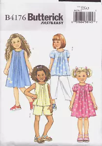 Butterick 4176 ~ Size 2 ~ Toddlers Dress ~ Top ~ Pants ~ Shorts - Bild 1 von 4