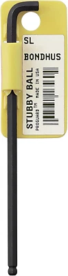 16504 5/64" Stubby Ball End Tip Hex Key L-Wrench with Proguard Finish, Tagged an - Image 1 of 4