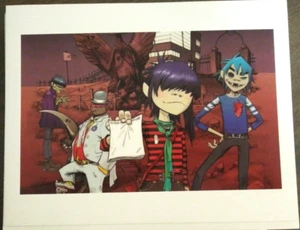 GORILLAZ BAND OF ROCK".MINI POSTER .RARE 8.5" x 11". - Picture 1 of 2