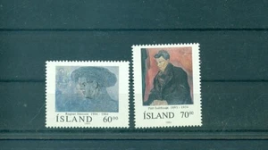 Iceland - Sc# 743-4. 1991 Ragnar Jonsson. MNH. $4.25. - Picture 1 of 1