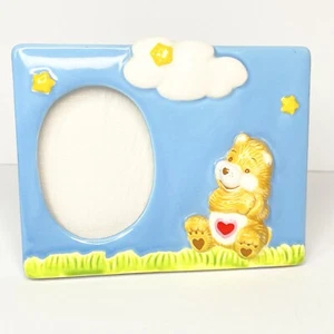 Marco de fotos de cerámica musical Care Bears 1984 de colección • VIDEO • Oso de corazón tierno - Imagen 1 de 6