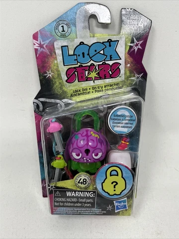 Hasbro Lock Stars Brain Head Figure Series 1 Surprise Inside NEW Cover