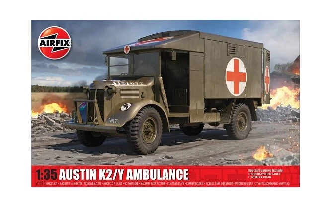 Airfix A1375 - 1/35 Austin K2/Y Ambulanza - Nuovo - Immagine 1 di 1