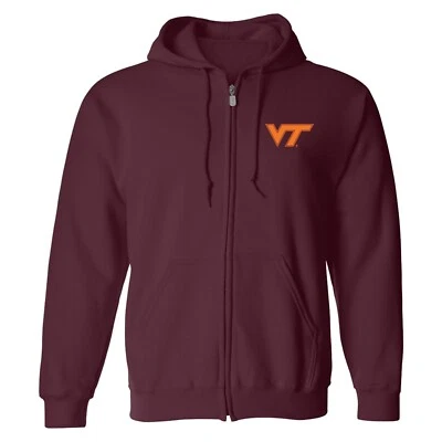 Virginia Tech Primary Logo LC Zip Hoodie - Image 1 of 4