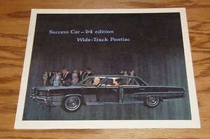 Pontiac 1964 original tamaño completo folleto de ventas 64 Bonneville Grand Prix Catalina - Imagen 1 de 2