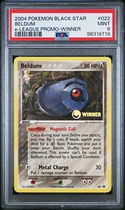 Pokemon 2004 PSA 9 COMO NUEVO Beldum E-League Promo GANADOR Sello 022 - Imagen 1 de 2