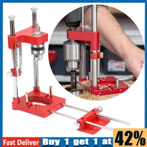 Drill Guide Locator Woodworking Drilling Template Tool Portable Press Machine UK - Picture 1 of 14