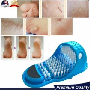 Feet Massage Foot Scrubber Spa Brush Slipper Bath Shower Easy Cleaner Scrub Wash - Picture 1 of 8