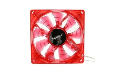 B-PWM90 cooling PC cooler red 2 ball translucent red LED up to 4000 rpm 4 pin - Image 1 of 4