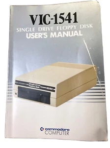 Unidad de disco Commodore VIC-1541 manual de usuario - Imagen 1 de 4