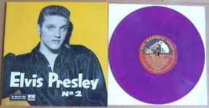 ELVIS - ROCK 'N' ROLL Nr. 2 - JAPANISCH 10" - LILA MARMORIERTES VINYL. - Bild 1 von 6