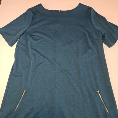 Jaclyn Smith Emerald Green Short Sleeve Midi Dress Size XXL - Image 1 of 4