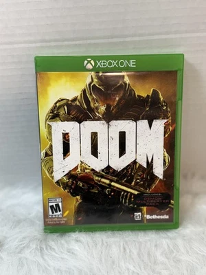 DOOM Xbox One Video Game Shooter FPS id Software Bethesda Demon Multiplayer - Image 1 of 3